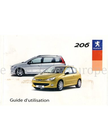 2003 PEUGEOT 206 INSTRUCTIEBOEKJE FRANS