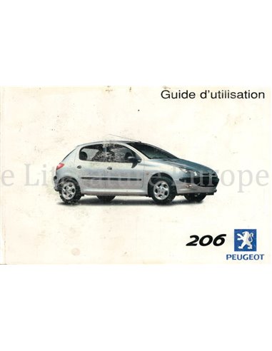 2001 PEUGEOT 206 OWNERS MANUAL FRENCH