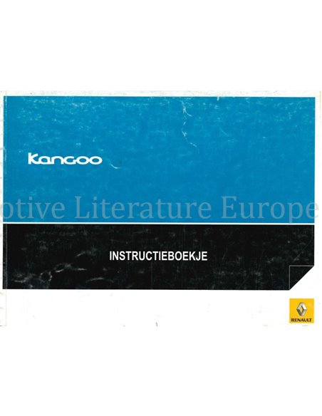 2007 RENAULT KANGOO OWNERS MANUAL HANDBOOK DUTCH