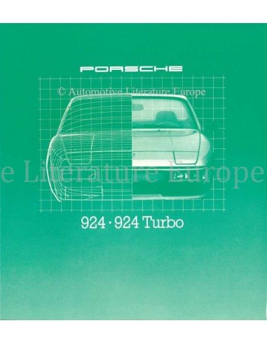 1980 PORSCHE 924 TURBO BROCHURE FRANS