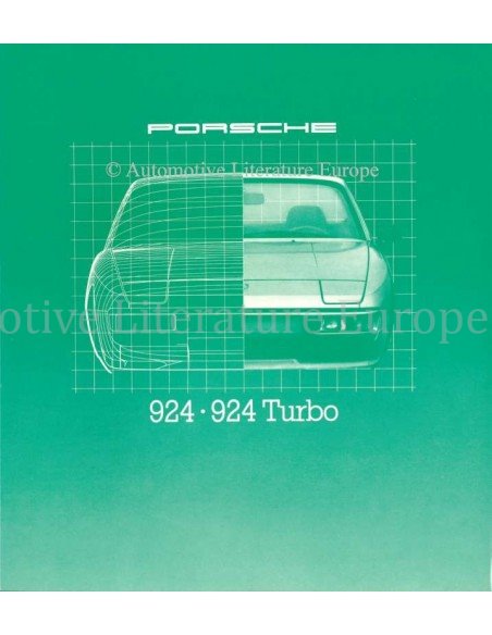 1980 PORSCHE 924 TURBO BROCHURE FRANS