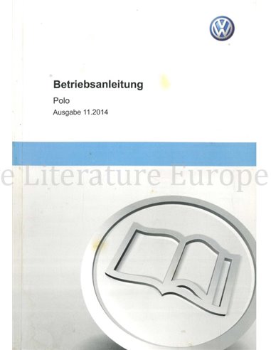 2015 VOLKSWAGEN POLO OWNERS MANUAL GERMAN