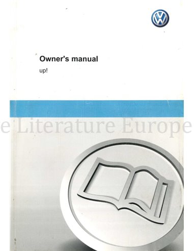 2012 VOLKSWAGEN UP! OWNERS MANUAL ENGLISH