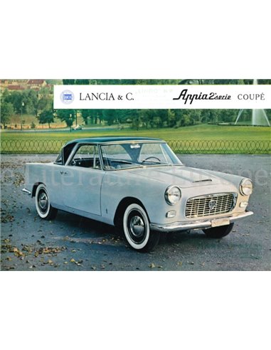 1958 LANCIA APPIA COUPE DATENBLATT ENGLISCH