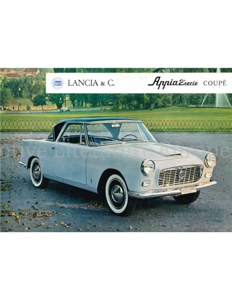 1958 LANCIA APPIA COUPE LEAFLET ENGELS