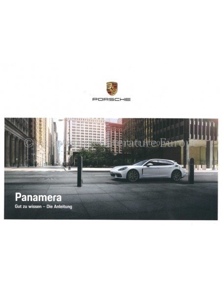 2020 PORSCHE PANAMERA | SPORT TURISMO OWNERS MANUAL GERMAN