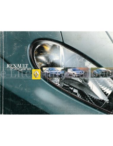 2001 RENAULT MEGANE OWNERS MANUAL DUTCH