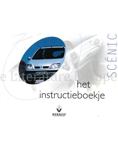 2000 RENAULT SCENIC BETRIEBSANLEITUNG NIEDERLÄNDISCH