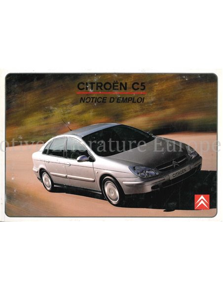 2003 CITROEN C5 OWNER'S MANUAL FRENCH