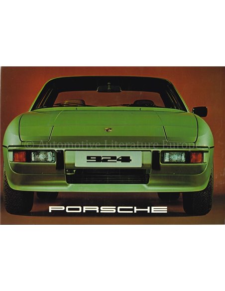 1977 PORSCHE 924 BROCHURE DUITS