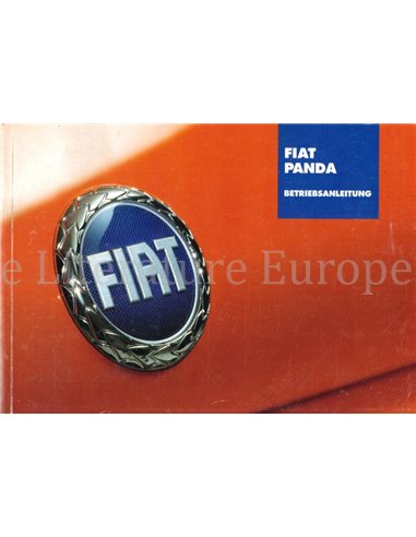 2003 FIAT PANDA OWNERS MANUAL GERMAN