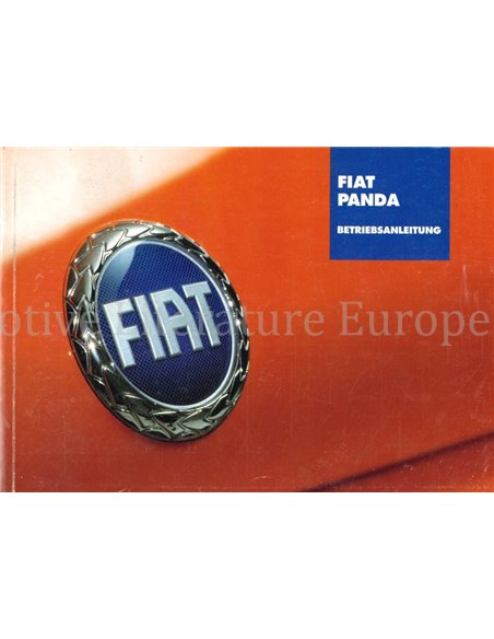 2003 FIAT PANDA OWNERS MANUAL GERMAN