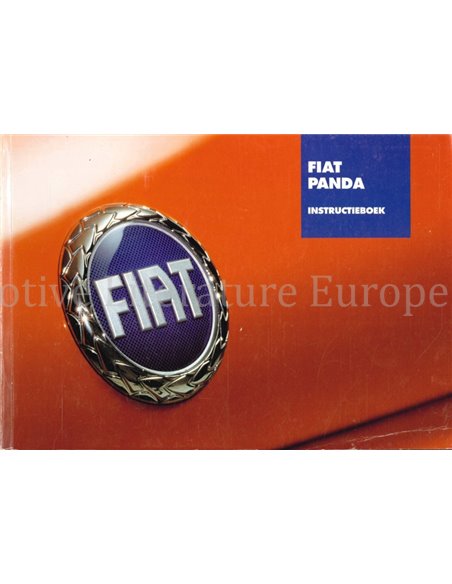 2003 FIAT PANDA INSTRUCTIEBOEKJE NEDERLANDS