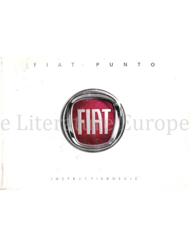 2007 FIAT PUNTO OWNERS MANUAL HANDBOOK DUTCH