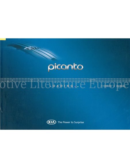 2013 KIA PICANTO OWNERS MANUAL ENGLISH