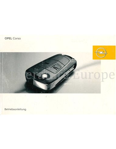 2007 OPEL CORSA OWNERS MANUAL GERMAN