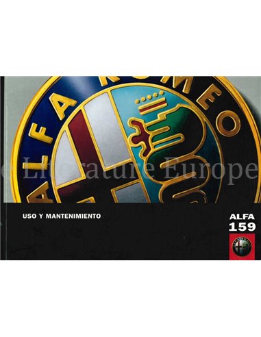 2007 ALFA ROMEO 159 OWNERS MANUAL SPANISH