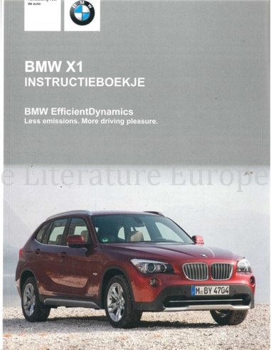 2011 BMW X1 (E84) INSTRUCTIEBOEKJE NEDERLANDS