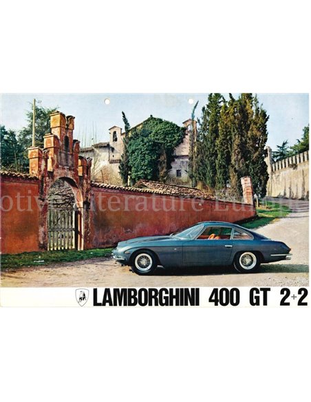 1966 LAMBORGHINI 400 GT 2+2 BROCHURE