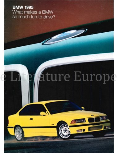 1995 BMW RANGE BROCHURE ENGLISH (US)