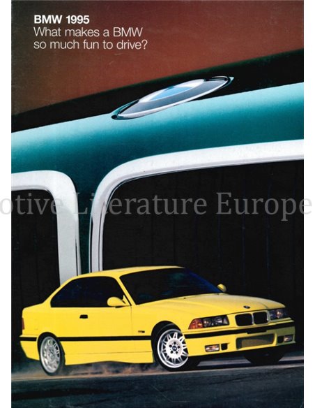 1995 BMW PROGRAMMA BROCHURE ENGELS (USA)