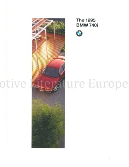 1994 BMW 7 SERIES BROCHURE ENGLISH (US) 