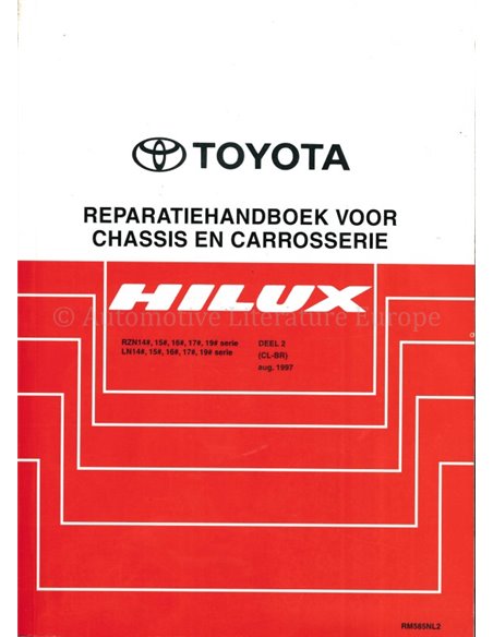 1991 TOYOTA HILUX | 4RUNNER CHASSIS & BODY WORKSHOP MANUAL DUTCH