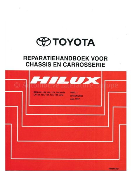 1991 TOYOTA HILUX | 4RUNNER CHASSIS & BODY WORKSHOP MANUAL DUTCH