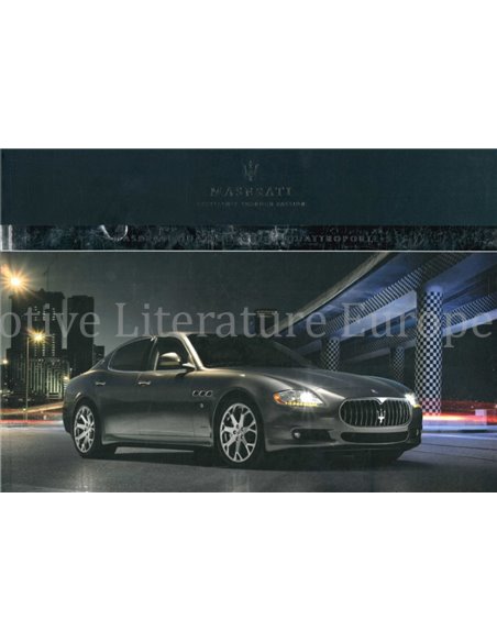 2008 MASERATI QUATTROPORTE S PROSPEKT ENGLISCH