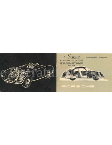 1955 PORSCHE 356 A | 550 SPYDER BROCHURE FRANS