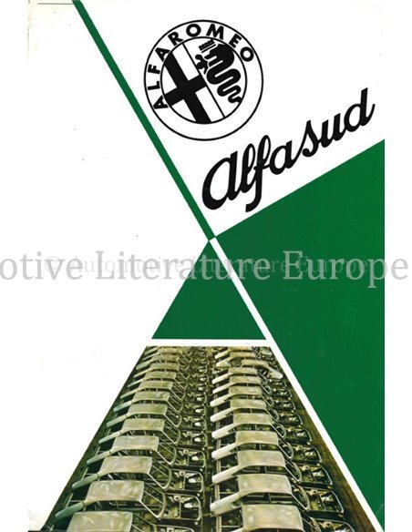 ALFAROMEO ALFASUD PRODUKTIONSANLAGE PRESSEPROSPEKT 