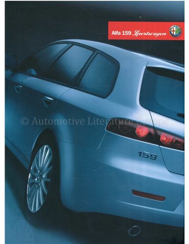 2006 ALFA ROMEO 159 SPORTWAGON PRESSEPROSPEKT DEUTSCH