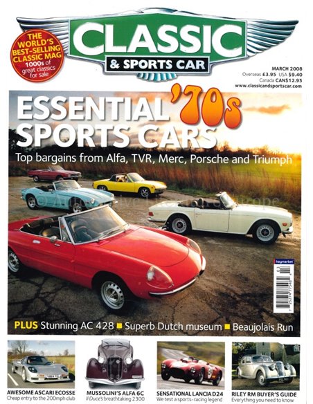 2008 CLASSIC AND SPORTSCAR MAGAZINE (02) FEBRUARI ENGELS