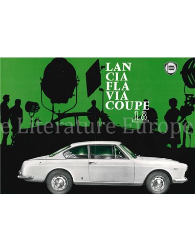 1963 LANCIA FLAVIA COUPE LEAFLET ENGLISH