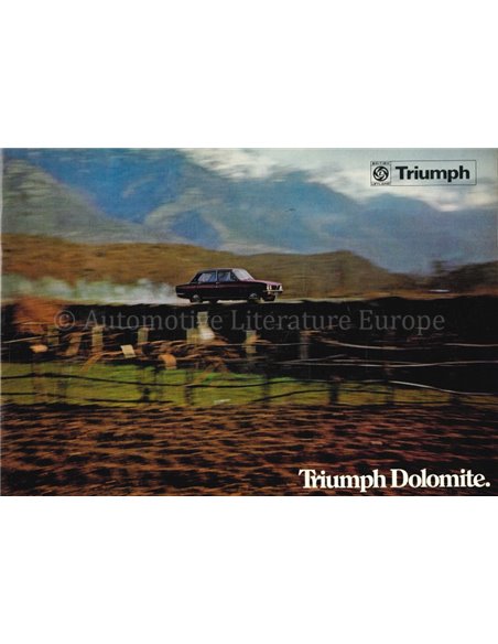 1972 TRIUMPH DOLOMITE BROCHURE DUTCH