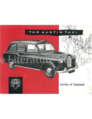 1964 AUSTIN TAXI BROCHURE ENGLISH