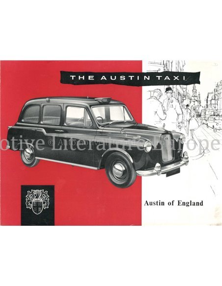 1964 AUSTIN TAXI BROCHURE ENGLISH