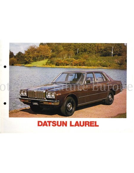 1977 DATSUN LAUREL PROSPEKT NIEDERLÄNDISCH