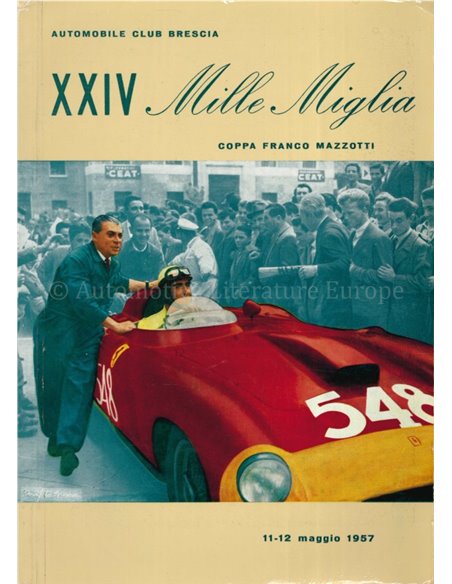 1957 MILLE MIGLIA YEARBOOK ITALIAN