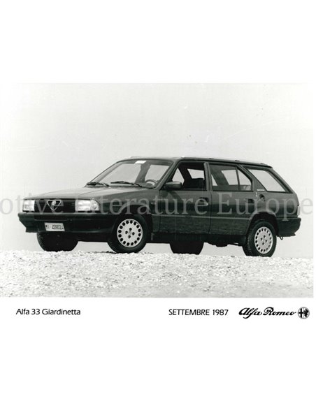 09/1987 ALFA ROMEO 33 GIARDINETTA PRESSE BILD