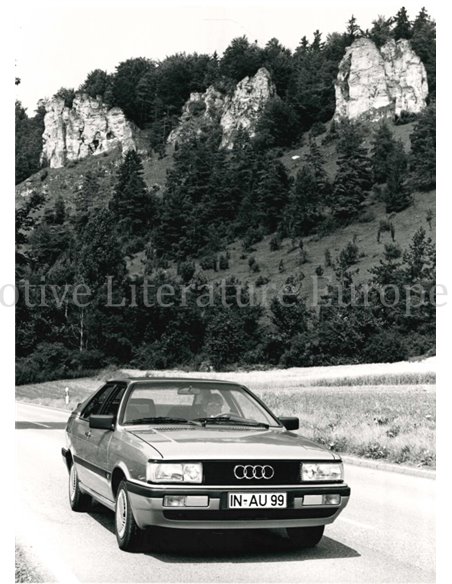 1987 AUDI COUPE GT | QUATTRO PERSMAP DUITS