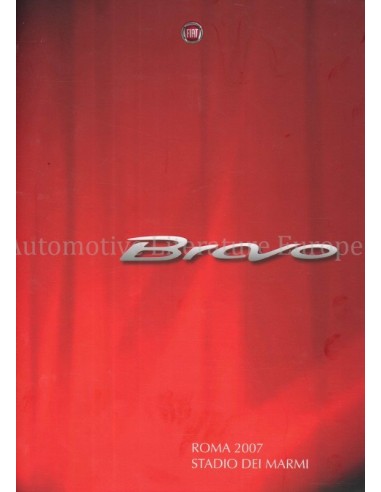 2007 FIAT BRAVO BROCHURE ITALIAANS