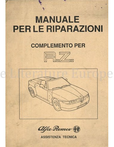 1993 ALFA ROMEO RZ WERKPLAATSHANDBOEK ITALIAANS