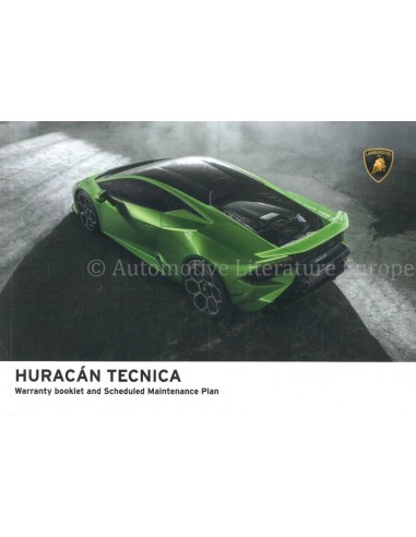 2023 LAMBORGHINI HURACAN TECNICA LP 640-2 GARANTIE & ONDERHOUD ENGELS