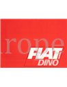 1967 FIAT DINO SPIDER BROCHURE DUITS