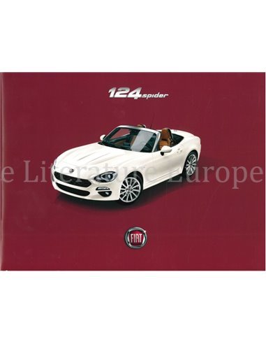 2016 FIAT 124 SPIDER BROCHURE DUTCH