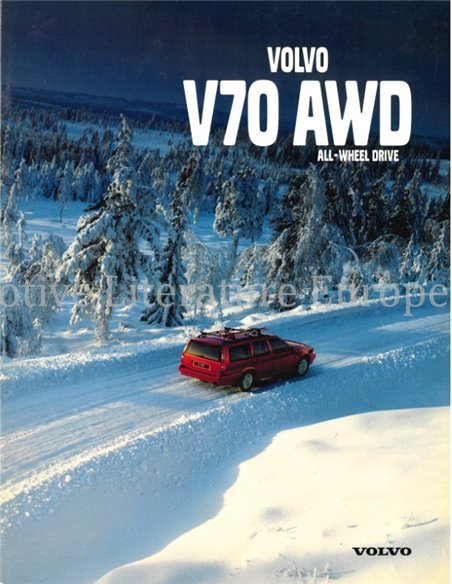 1998 VOLVO V70 AWD BROCHURE GERMAN