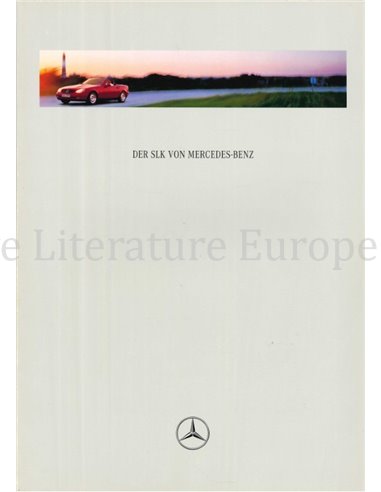 1996 MERCEDES BENZ SLK BROCHURE DUITS