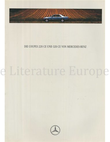 1992 MERCEDES BENZ E CLASS COUPE BROCHURE GERMAN