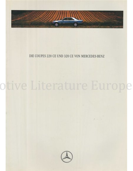 1992 MERCEDES BENZ E CLASS COUPE BROCHURE GERMAN